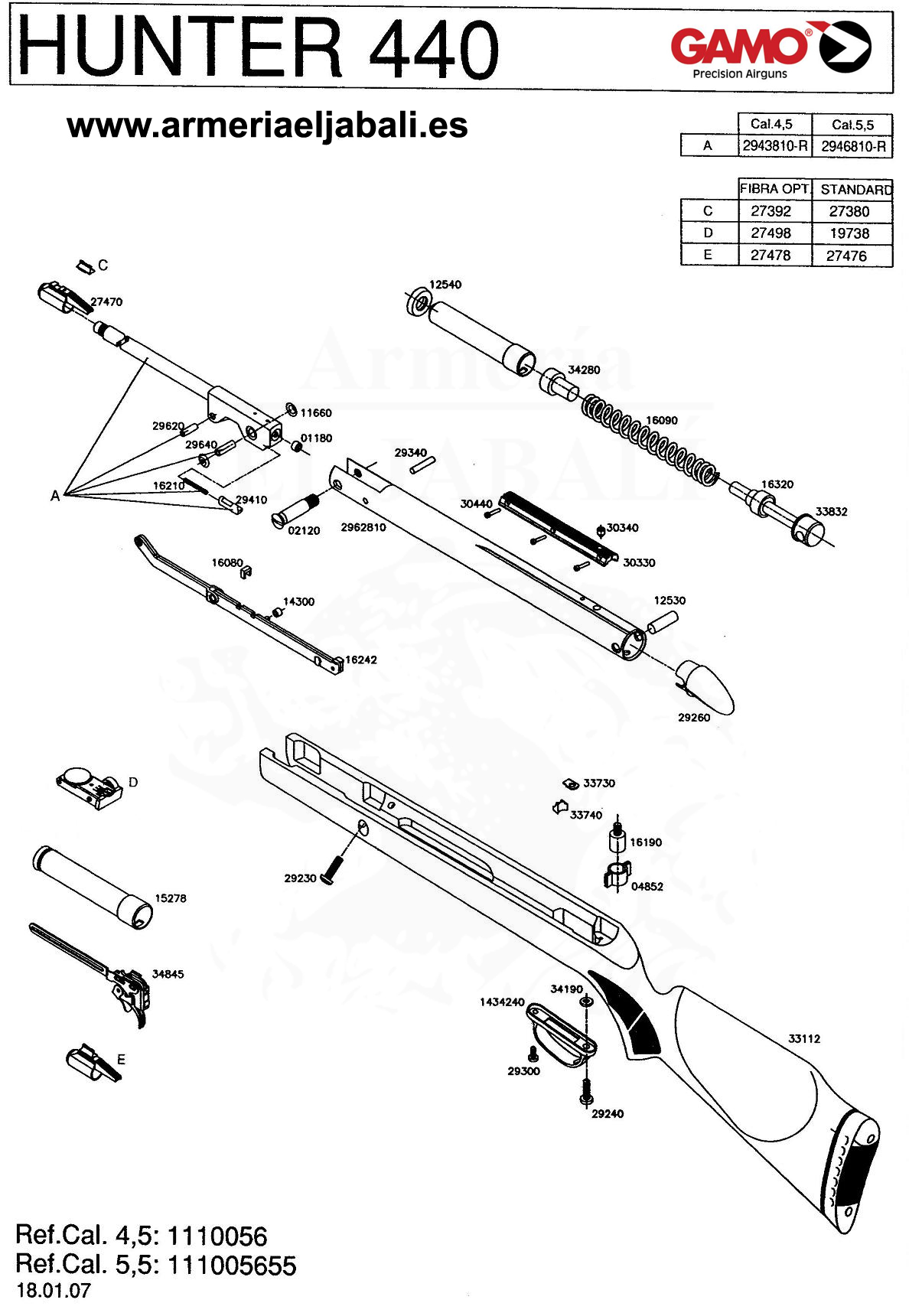 Carabina de balines Gamo Hunter 440, Comprar online