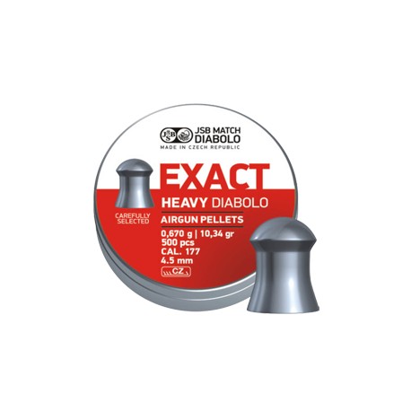 Balines JSB EXACT Heavy 4,5 (4,52) (500 UNI)