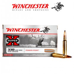 BALA WINCHESTER 338 WM 200GR POWER POINT Super X