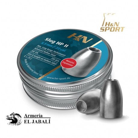 BALINES H&N SLUG HP II 30G 5,5 .218 (200 UNI)