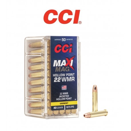BALA 22 WMR CCI Hueca 40GR (50 Uni)