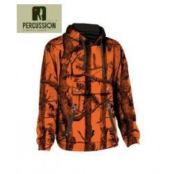 SUDADERA PERCUSSION CAMUFLAJE NARANJA