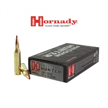 HORNADY 243 WIN 90GR Precision Hunter ELD-X