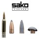 SAKO 308Win 123 grains GameHead
