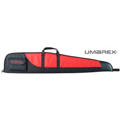 FUNDA UMAREX CON VISOR 125CM NEGRA Y ROJA