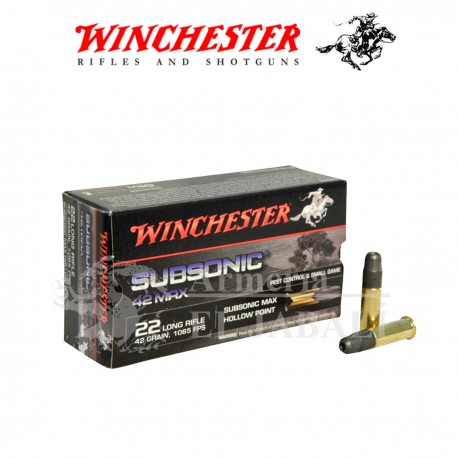 BALA WINCHESTER 22LR SUBSONIC 42GR