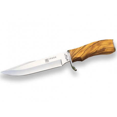 CUCHILLO DE CAZA PUÑO DE OLIVO 23,5 CM - CO35