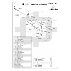 DESPIECE CARABINA NORICA HAWK GRS