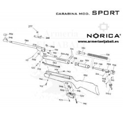 DESPIECE CARABINA NORICA SPORT