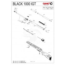 DESPIECE CARABINA GAMO BLACK 1000 IGT