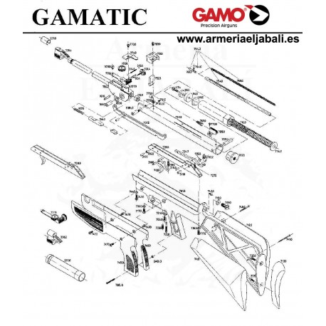 DESPIECE CARABINA GAMO GAMATIC