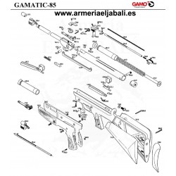 DESPIECE CARABINA GAMO GAMATIC 85