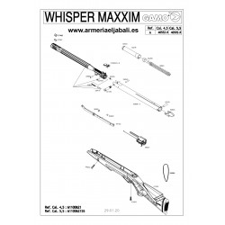 DESPIECE GAMO WHISPER MAXXIM