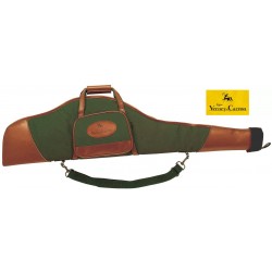 FUNDA RIFLE CON VISOR 130 CM VERNEY CARRON VERDE Y MARRON