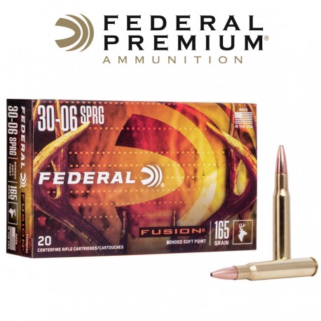 BALA FEDERAL 30-06 SPRING 165GR FUSION