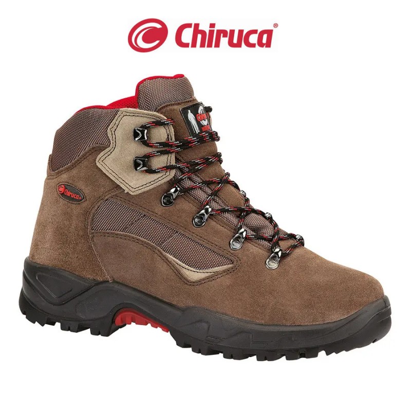 Botas de caza para hombre marca Chiruca color marrón, muy confortables