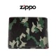 CARTERA ZIPPO PARA 6 TARJETAS CUERO CAMO