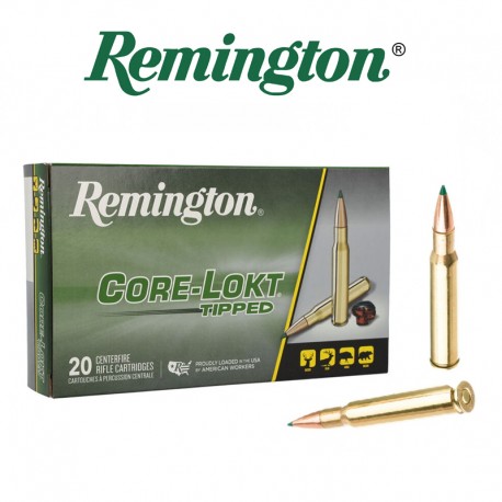 BALA REMINGTON 30-06 165GR Core-Lokt Tipped