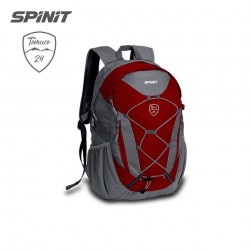 Mochila Montaña 24L Spinit Temuco Roja/Gris