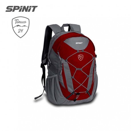 Mochila Montaña 24L Spinit Temuco Roja/Gris