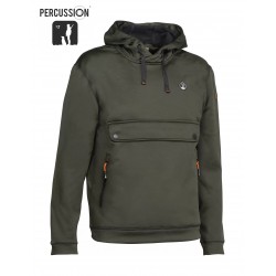 SUDADERA PERCUSSION VERDE CAZA