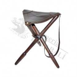 SILLA TRIPODE CUERO 55 CM