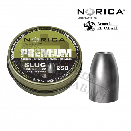 BALINES NORICA PREMIUM SLUG 5,5 (250 UNI)