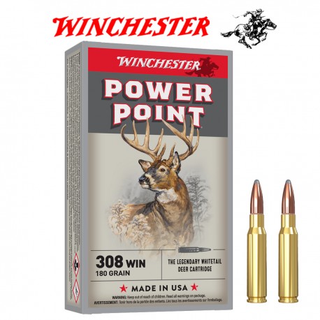 BALA WINCHESTER SUPER X 308WM 180GR POWER POINT