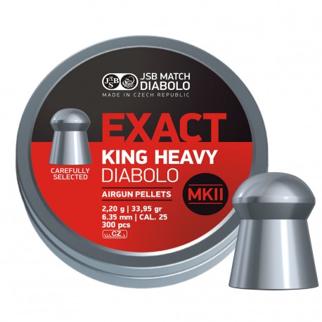 BALINES JSB EXACT KING HEAVY 6.35 (150 UNI)