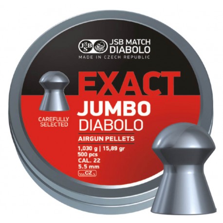 Balines JSB EXACT JUMBO 5,5 (5,52) (500 UNI)